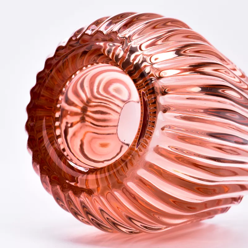 Marradun beirazko kandela-euskarri koloretsua